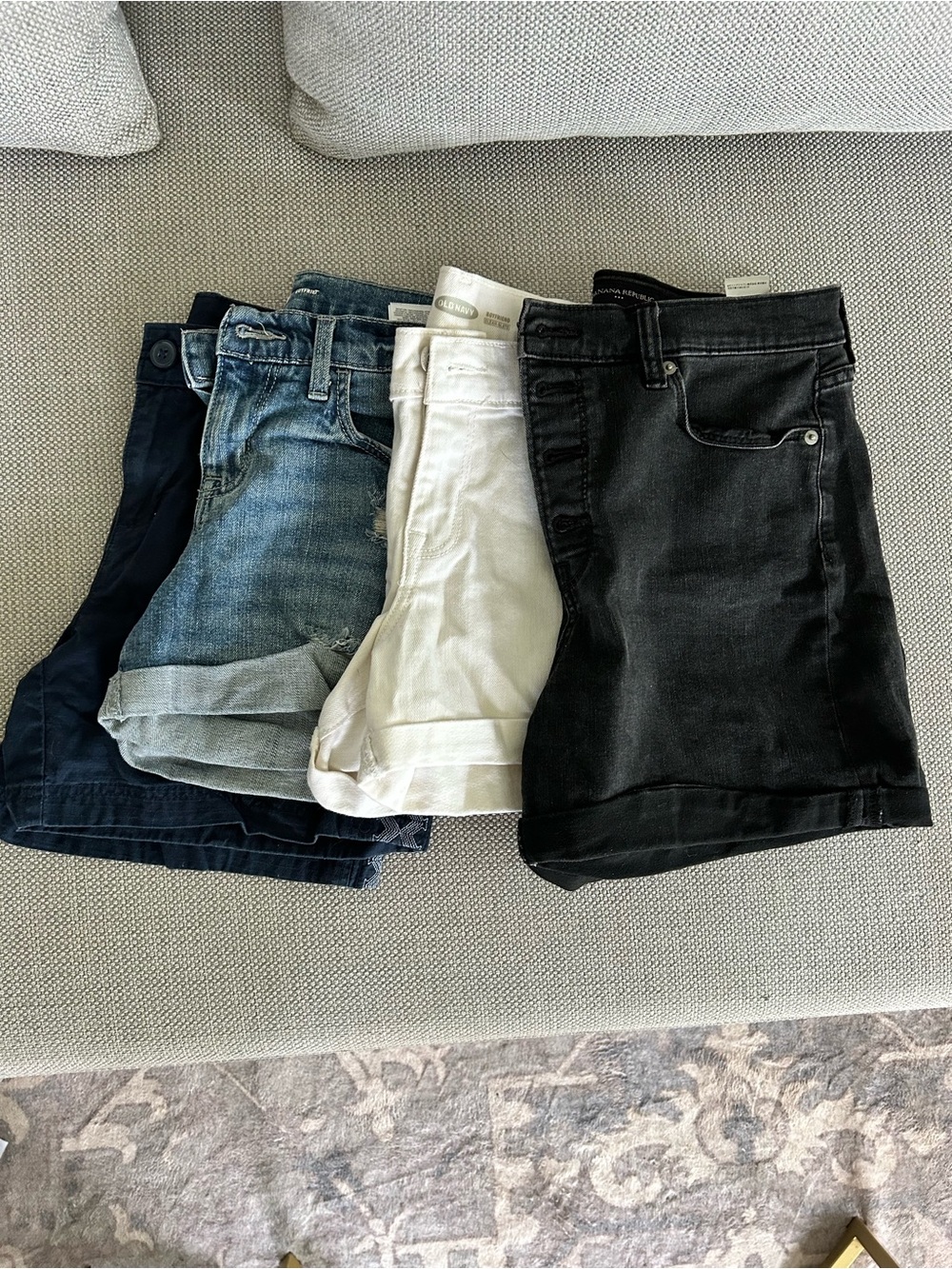 Bundle of denim shorts size 6